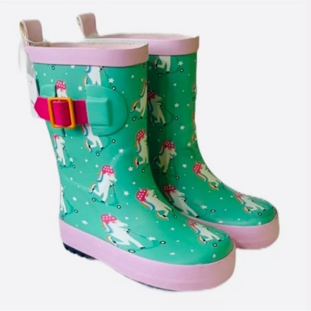 Toddler Girls Sun Squad Unicorn Gardening Rain Boots 5/6